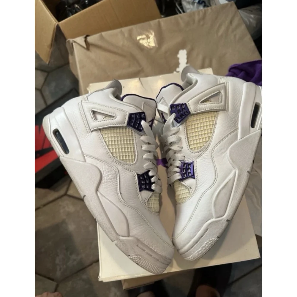 Jordan retro 4 metallic purple 4 OG 8.5 ct8527-115